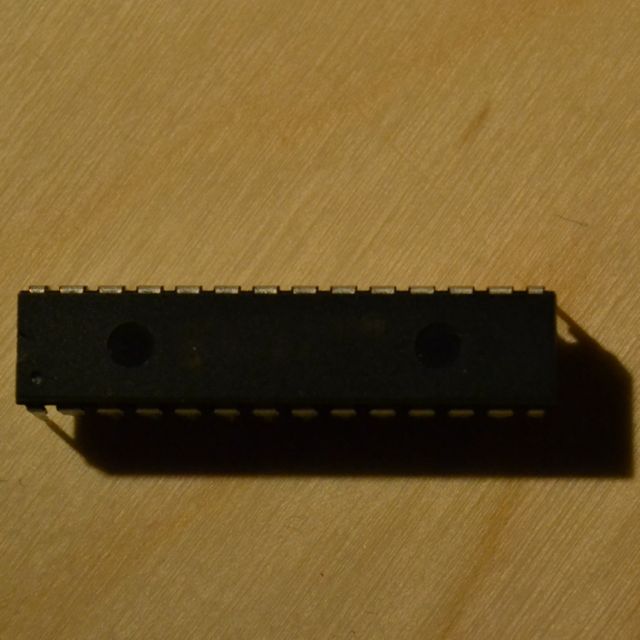 A separate MCP23017 chip.